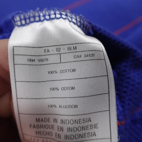 VTG Florida Gators Polo Shirt Mens L Blue Striped NCAA College Football Nike Y2K - Picture 10 of 12